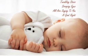 Cute Baby Sleeping Good Night Images & Pictures with Quotes