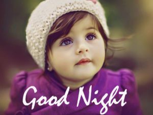 Lovely Cute Baby Good Night Images Wallpaper