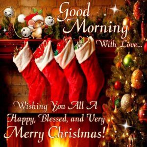 Good Morning Images With Merry Christmas Quotes