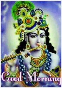Good Morning Pic God Krishna