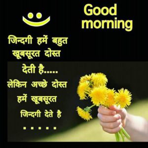 Very Nice Good Morning Images in Hindi