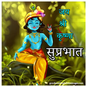 Jai Shri Krishna Suprabhat Images With God Krishna