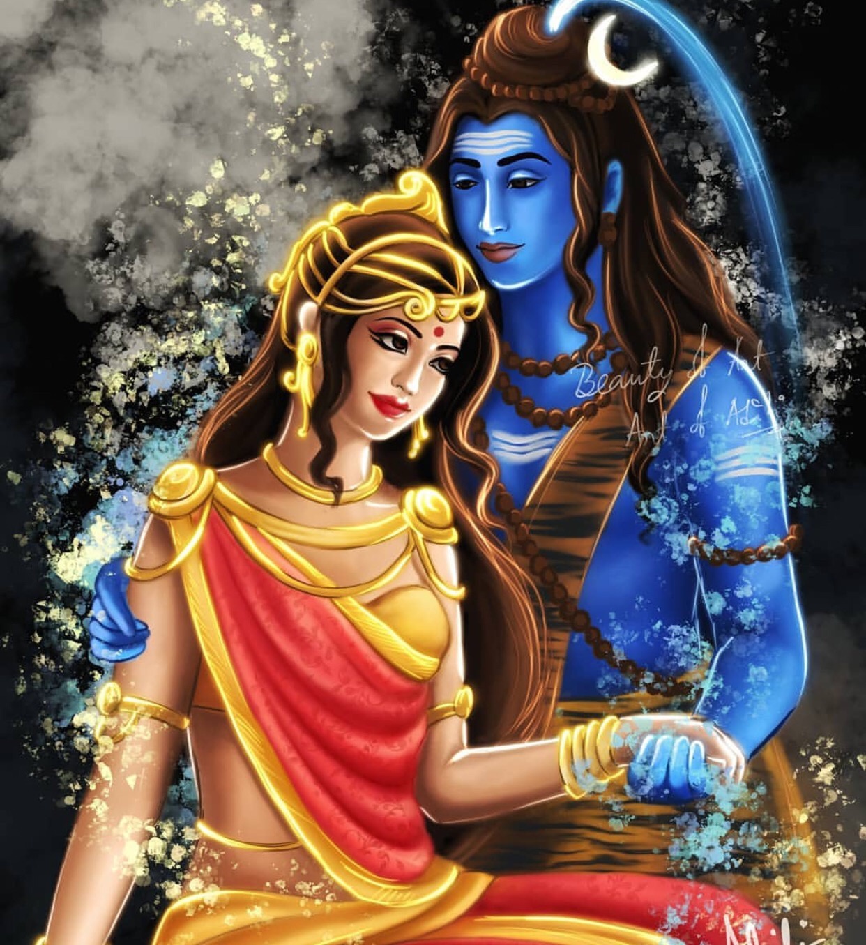K Full Collection Of Amazing Shiva Parvati Love Images Over